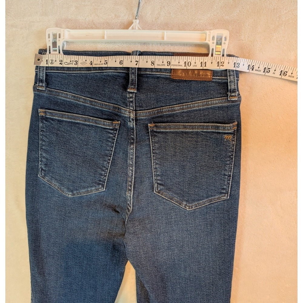 Madewell 10" High-Rise Skinny Jeans Dark Wash Denim Womens Size‎ 25 - Picture 12 of 12